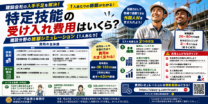 特定技能の受け入れ費用はいくら？建設分野の総額シミュレーション【1人あたり】